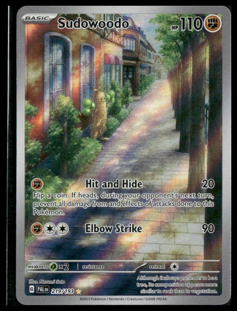 Sudowoodo #219/193 Paldea Evolved NM