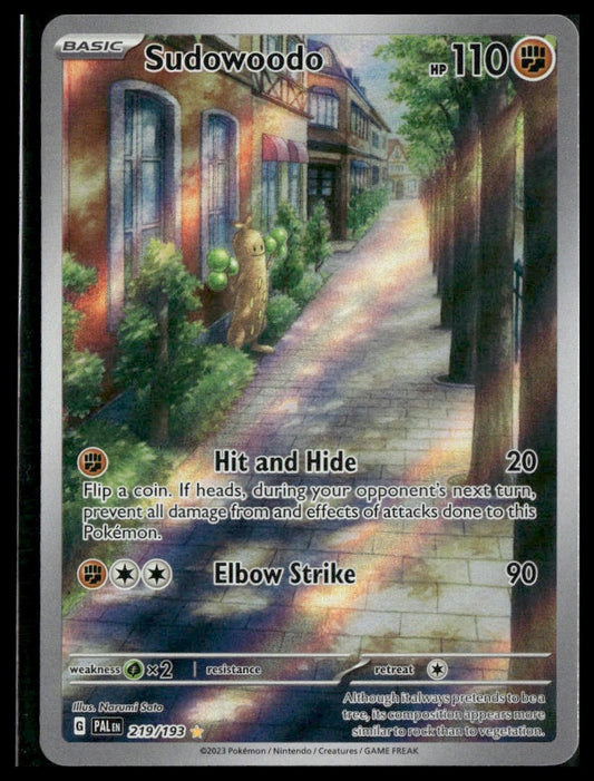 Sudowoodo #219/193 Paldea Evolved NM
