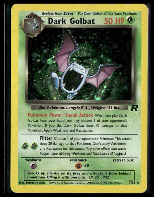 Dark Golbat #7/82 Team Rocket LP
