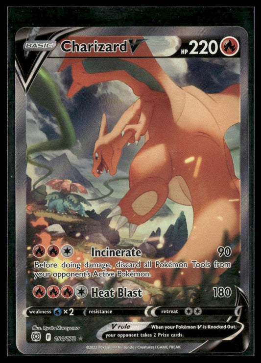 Charizard V (Alt Art) #154/172 Brilliant Stars NM
