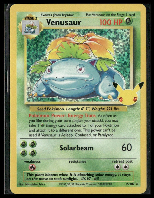 Venusaur #15/102 Celebrations: Classic Collection NM