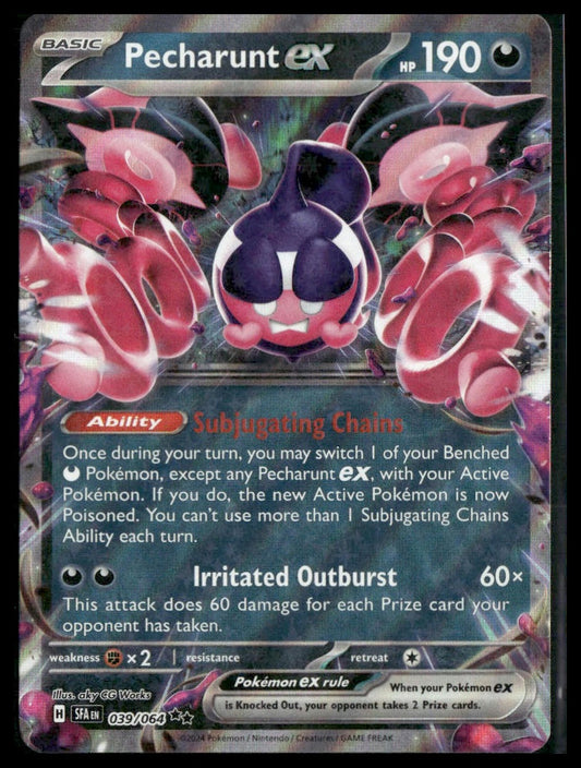 Pecharunt ex #039/064 Shrouded Fable NM