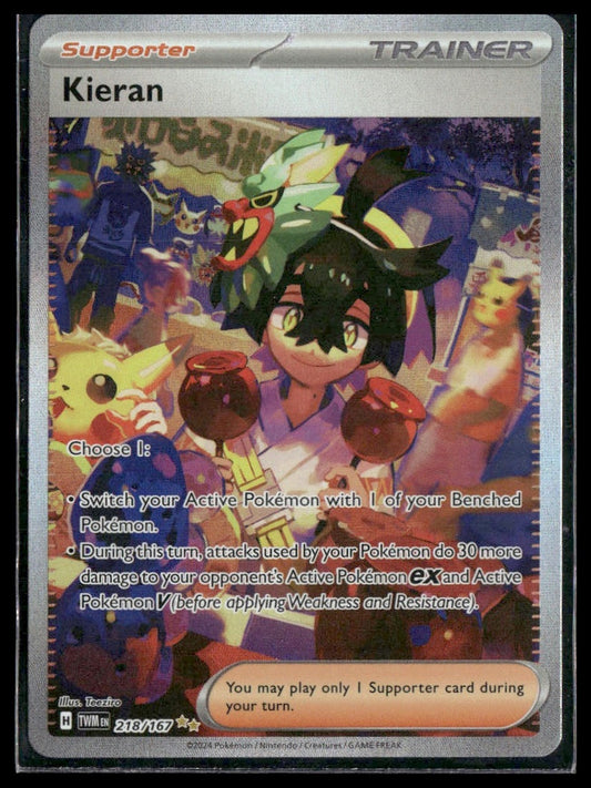 Kieran #218/167 Twilight Masquerade NM