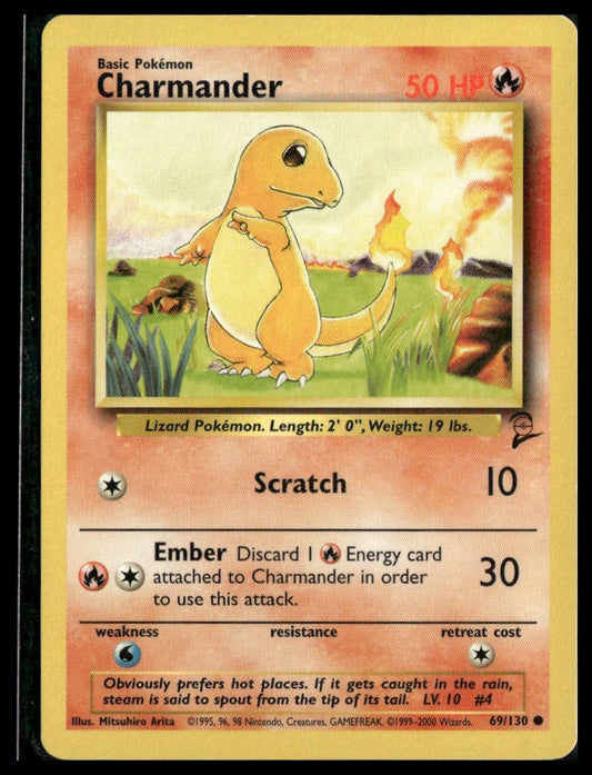 Charmander #069/130 Base Set 2 VLP