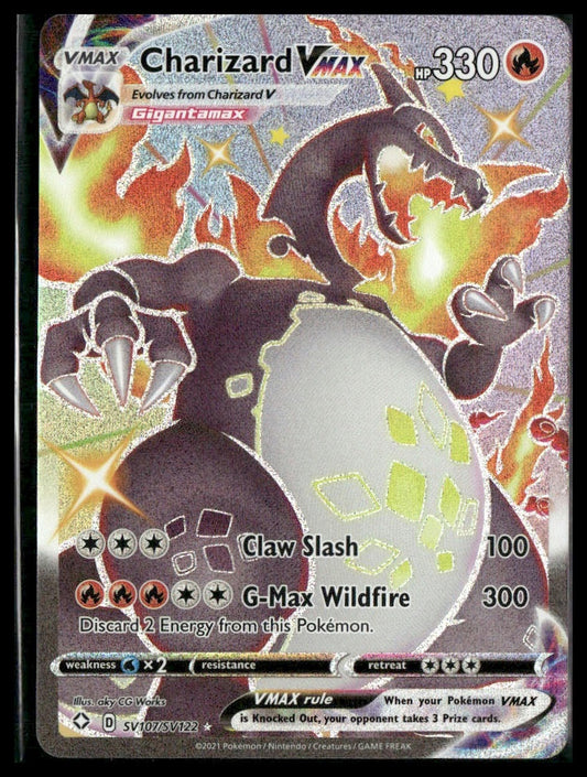 Charizard VMAX #SV107/SV122 Shining Fates: Shiny Vault NM