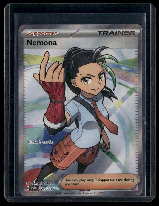 Nemona #229/091 Paldean Fates NM