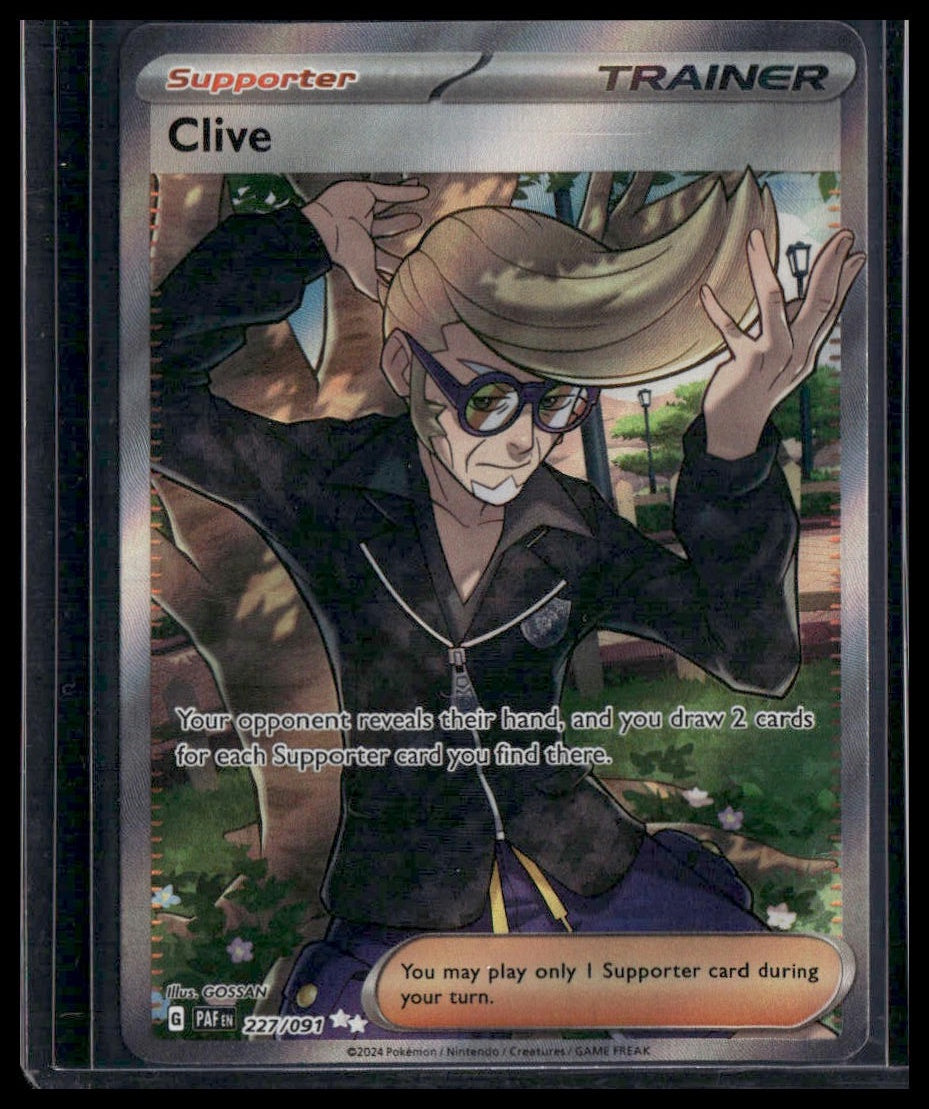 Clive #227/091 Paldean Fates NM