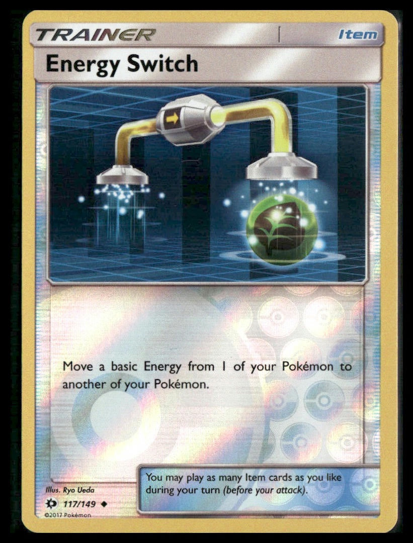 Energy Switch #117/149 Reverse Holo SM Base Set VLP