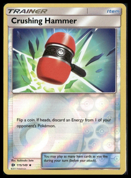 Crushing Hammer #115/149 Reverse Holo SM Base Set NM