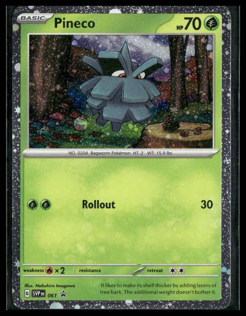 Pineco #061 Scarlet & Violet Promo Cards NM