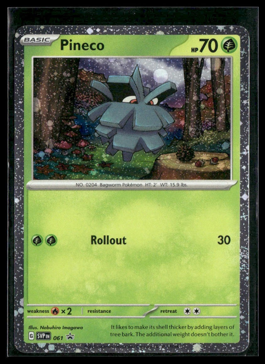 Pineco #061 Scarlet & Violet Promo Cards NM