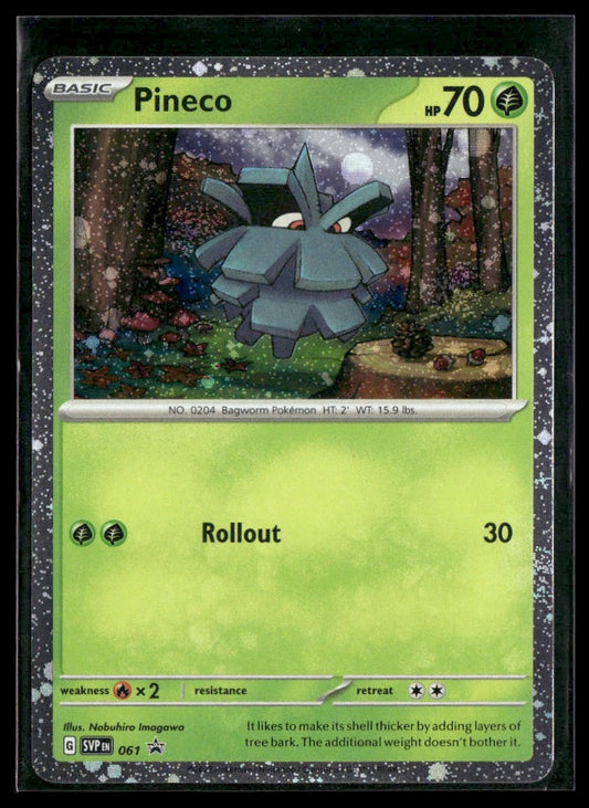 Pineco #061 Scarlet & Violet Promo Cards NM