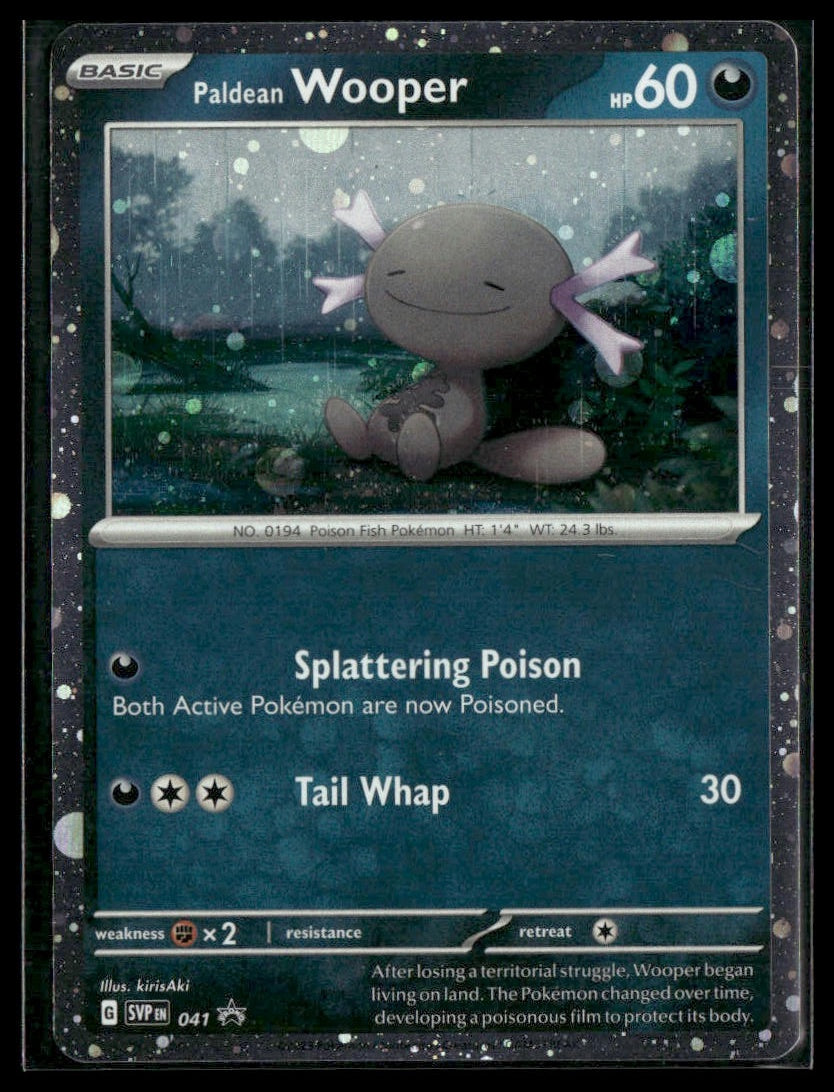 Paldean Wooper #041 Scarlet & Violet Promo Cards NM