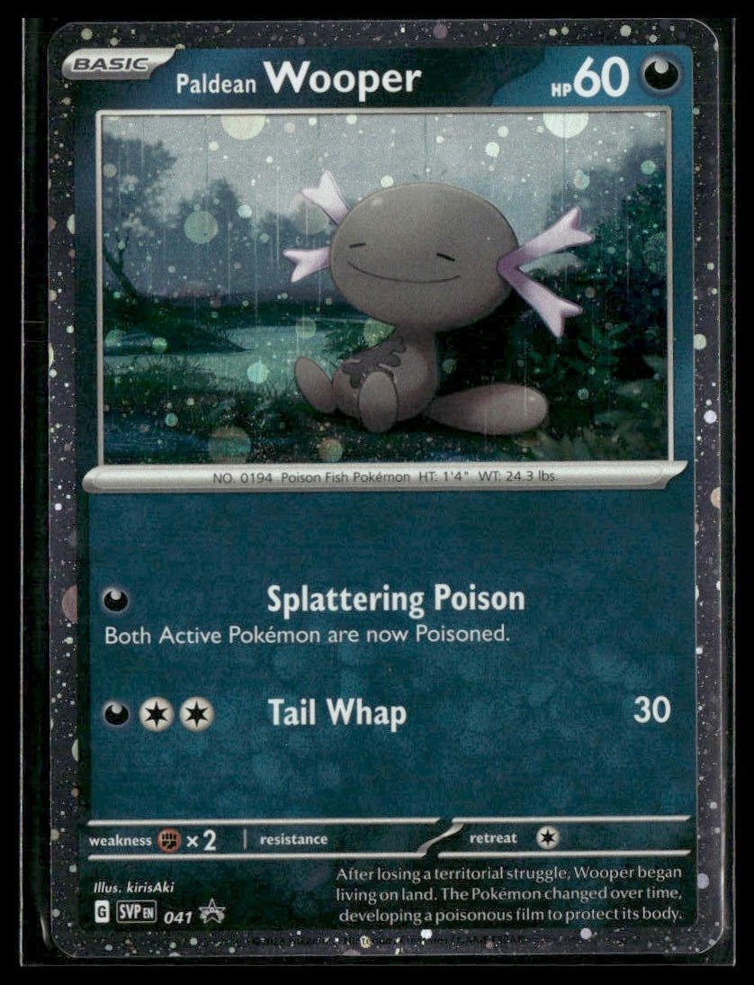 Paldean Wooper #041 Scarlet & Violet Promo Cards NM
