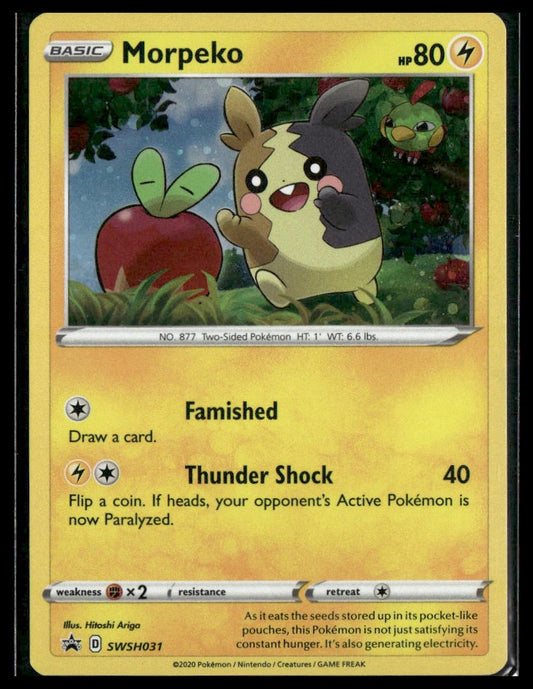 Morpeko #SWSH031 Sword & Shield Promo Cards LP
