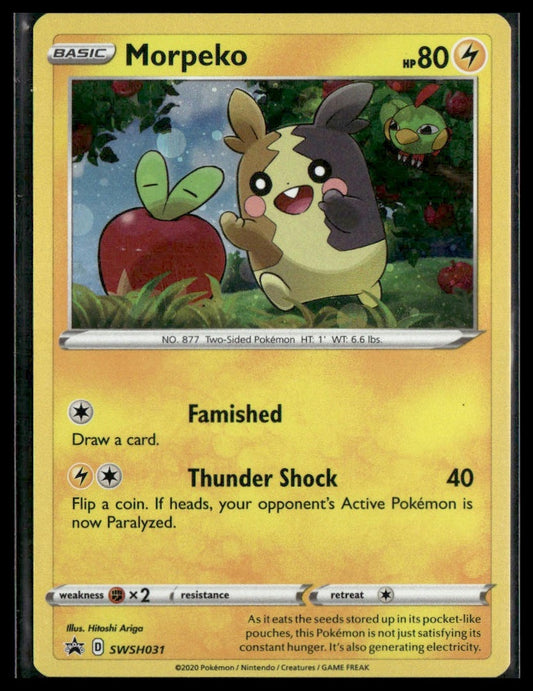 Morpeko #SWSH031 Sword & Shield Promo Cards LP