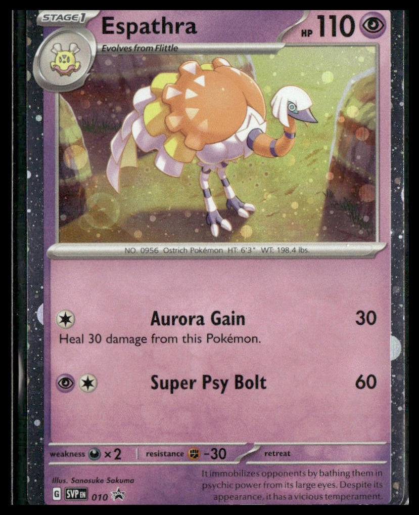 Espathra #010 Scarlet & Violet Promo Cards NM