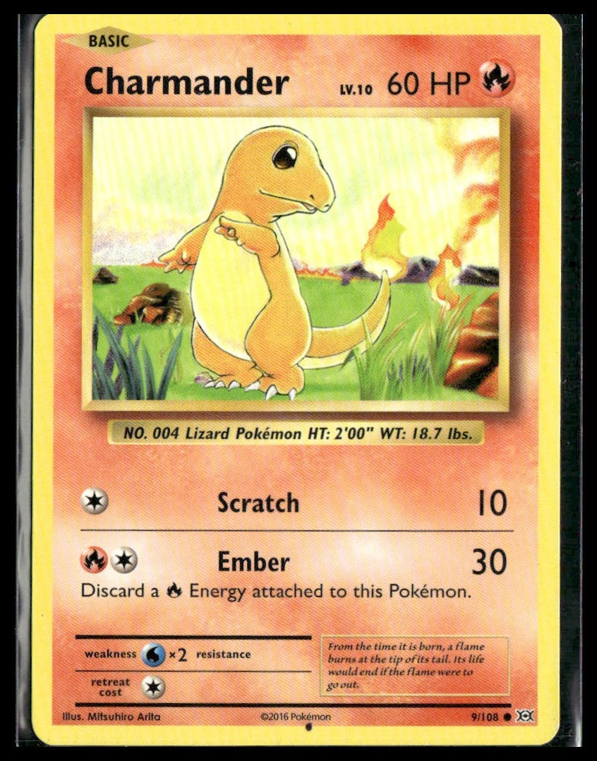 Charmander #9/108 XY - Evolutions LP