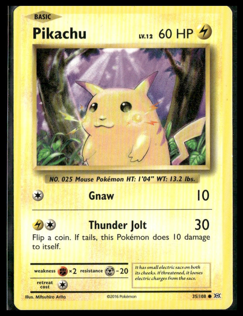 Pikachu #35/108 XY - Evolutions LP