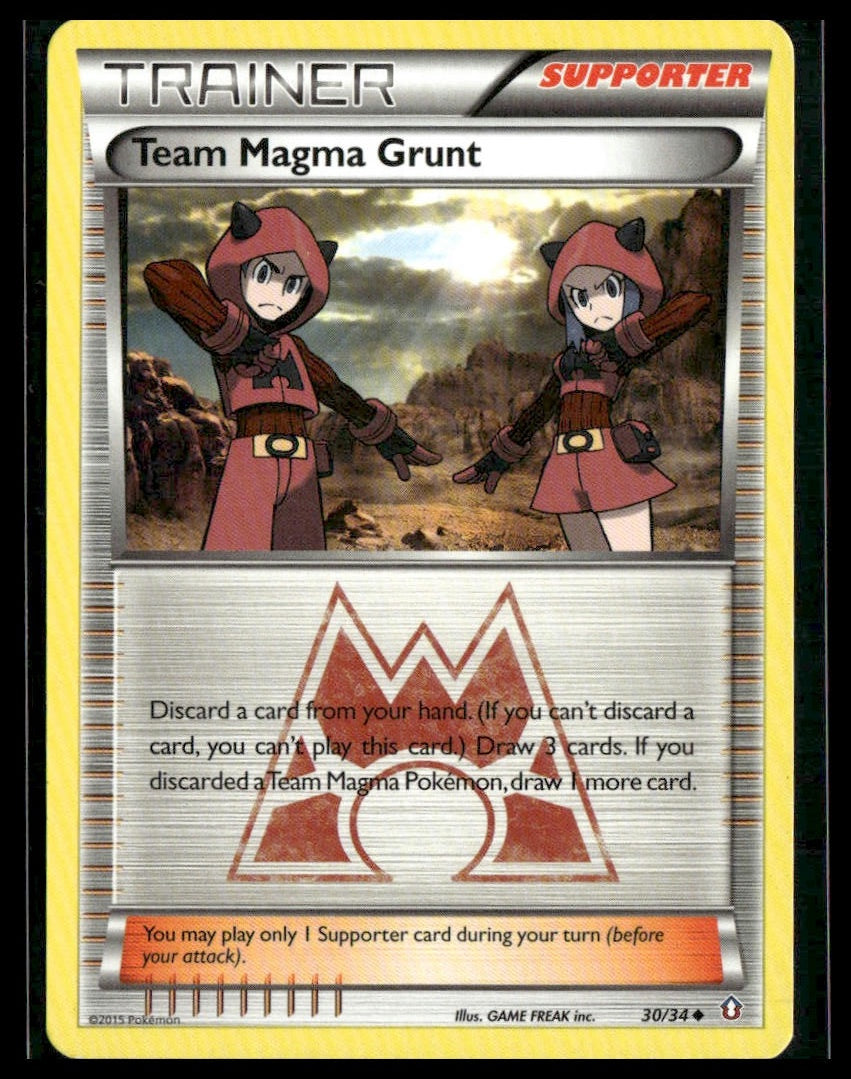 Team Magma Grunt #30/34 Double Crisis LP