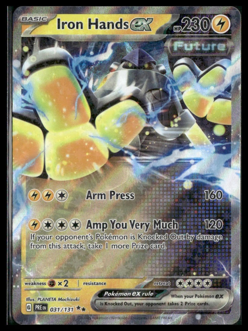 Iron Hands ex #031/131 Prismatic Evolutions NM
