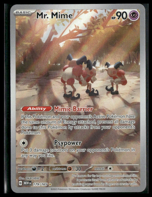 Mr. Mime #179/165 Scarlet & Violet 151 NM