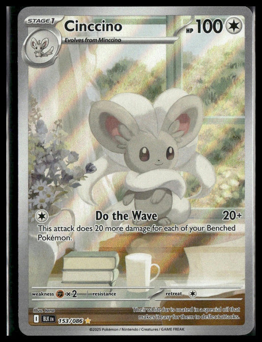 Cinccino #153/086 Black Bolt NM