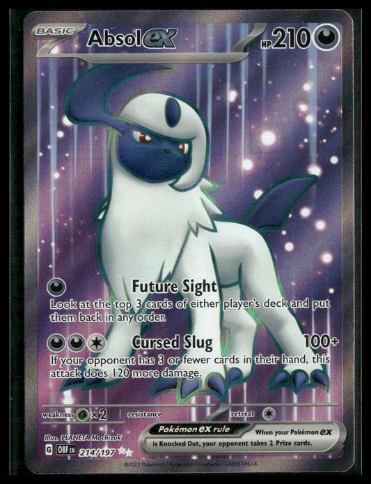 Absol ex #214/197 Obsidian Flames NM