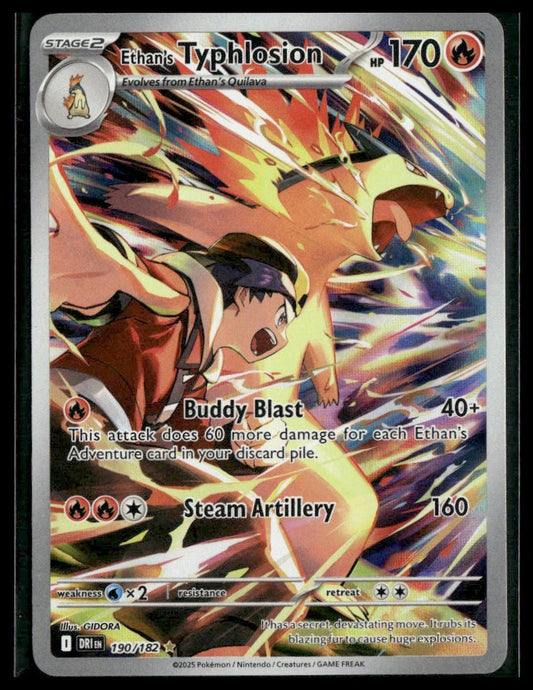 Ethan's Typhlosion #190/182 Destined Rivals NM