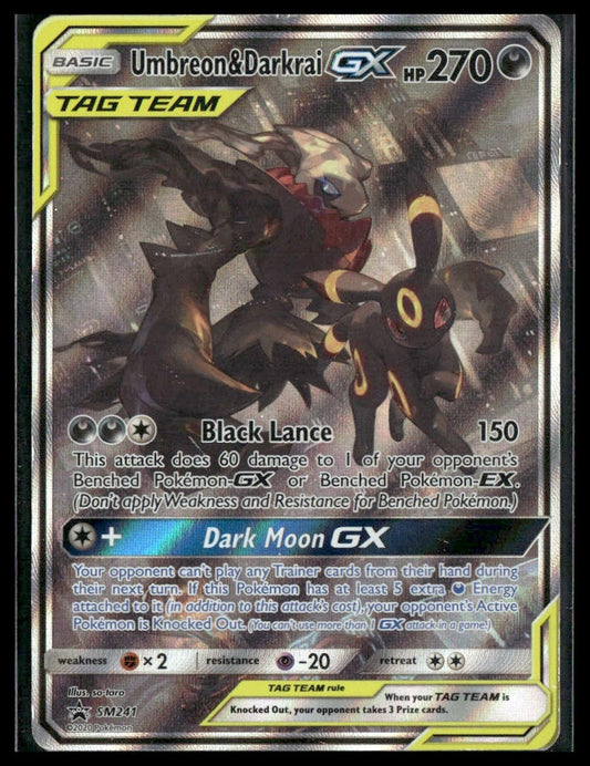 Umbreon & Darkrai GX #SM241 SM Promos MP