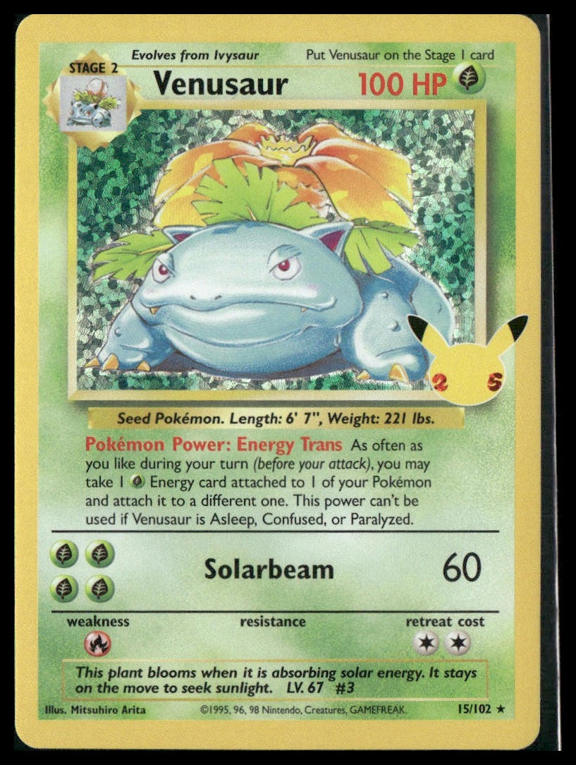 Venusaur #15/102 Celebrations: Classic Collection NM