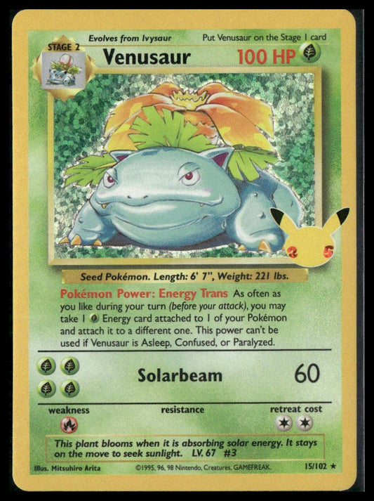 Venusaur #15/102 Celebrations: Classic Collection NM