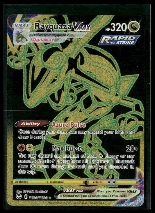 Rayquaza VMAX (Secret) #TG29/TG30 Silver Tempest Trainer Gallery NM