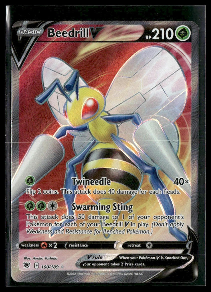 Beedrill V (Full Art) #160/189 Astral Radiance NM