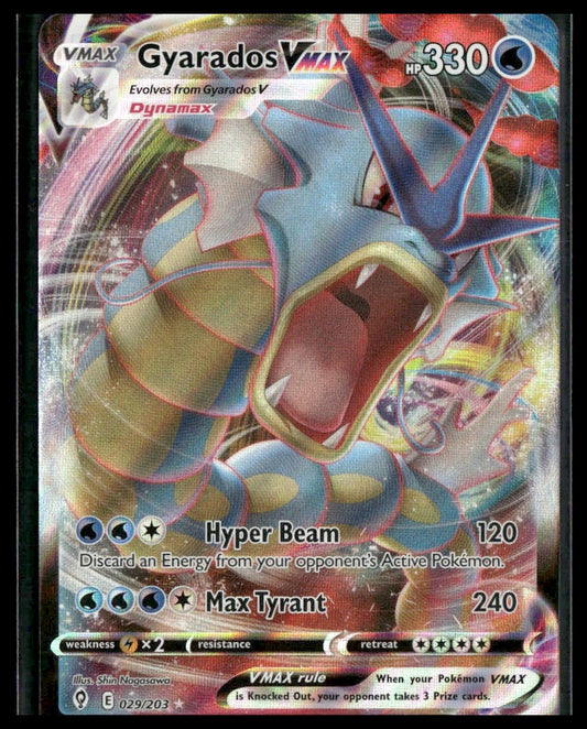 Gyarados VMAX #029/203 Evolving Skies NM