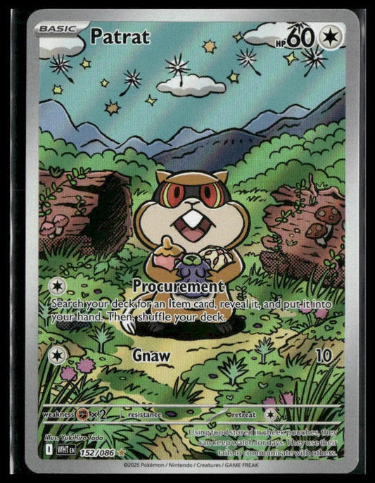 Patrat #152/086 White Flare NM