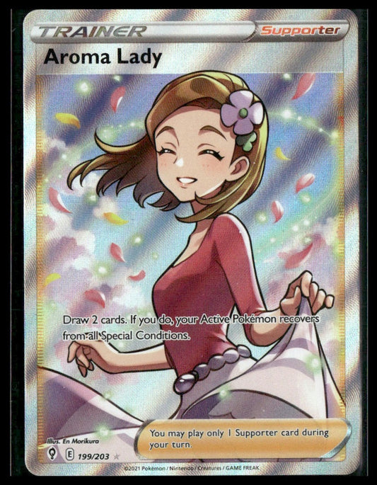 Aroma Lady (Full Art) #199/203 Evolving Skies NM