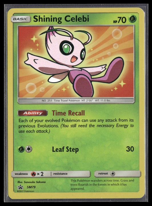 Shining Celebi #SM79 SM Shining Legends Promo VLP