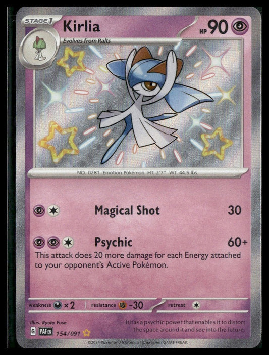 Kirlia #154/091 Paldean Fates NM
