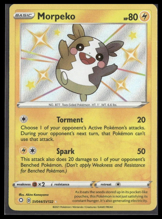 Morpeko #SV044/SV122 Shining Fates: Shiny Vault NM
