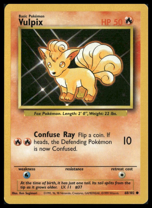 Vulpix #068/102 Base Set LP