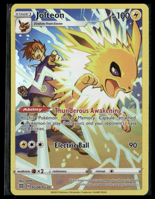Jolteon #TG04/TG30 Brilliant Stars Trainer Gallery NM