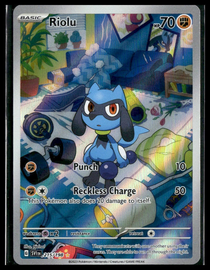 Riolu #215/198 Scarlet & Violet Base Set NM