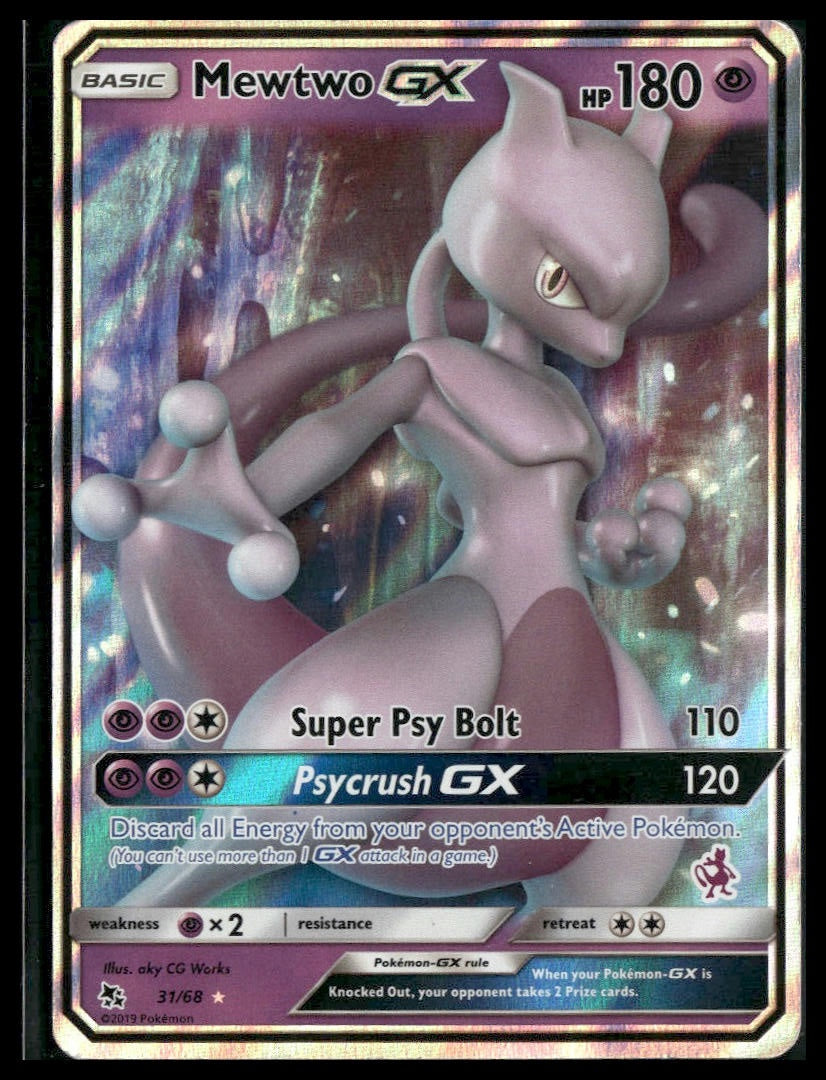 Mewtwo GX #031/068 Battle Academy Hidden Fates MP