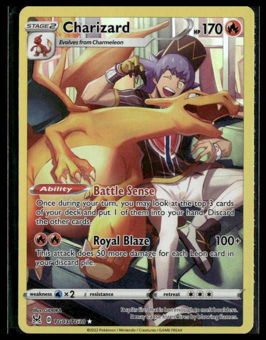 Charizard #TG03/TG30 Lost Origin Trainer Gallery NM