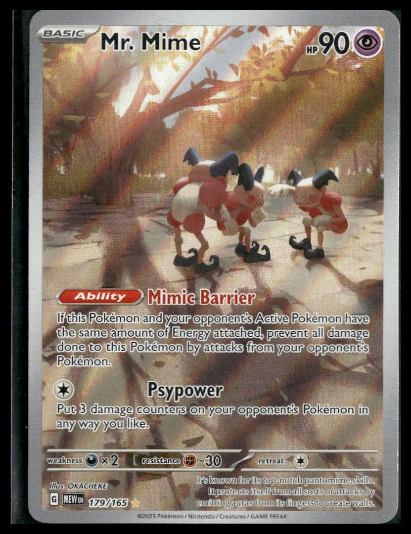 Mr. Mime #179/165 Scarlet & Violet 151 NM