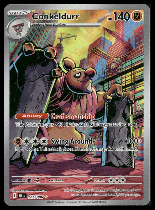 Conkeldurr #127/086 Black Bolt NM