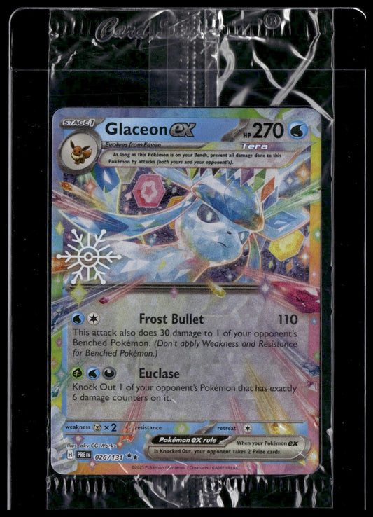 Glaceon ex #026/131 SEALED Snowflake Stamp Holiday Calendar NM