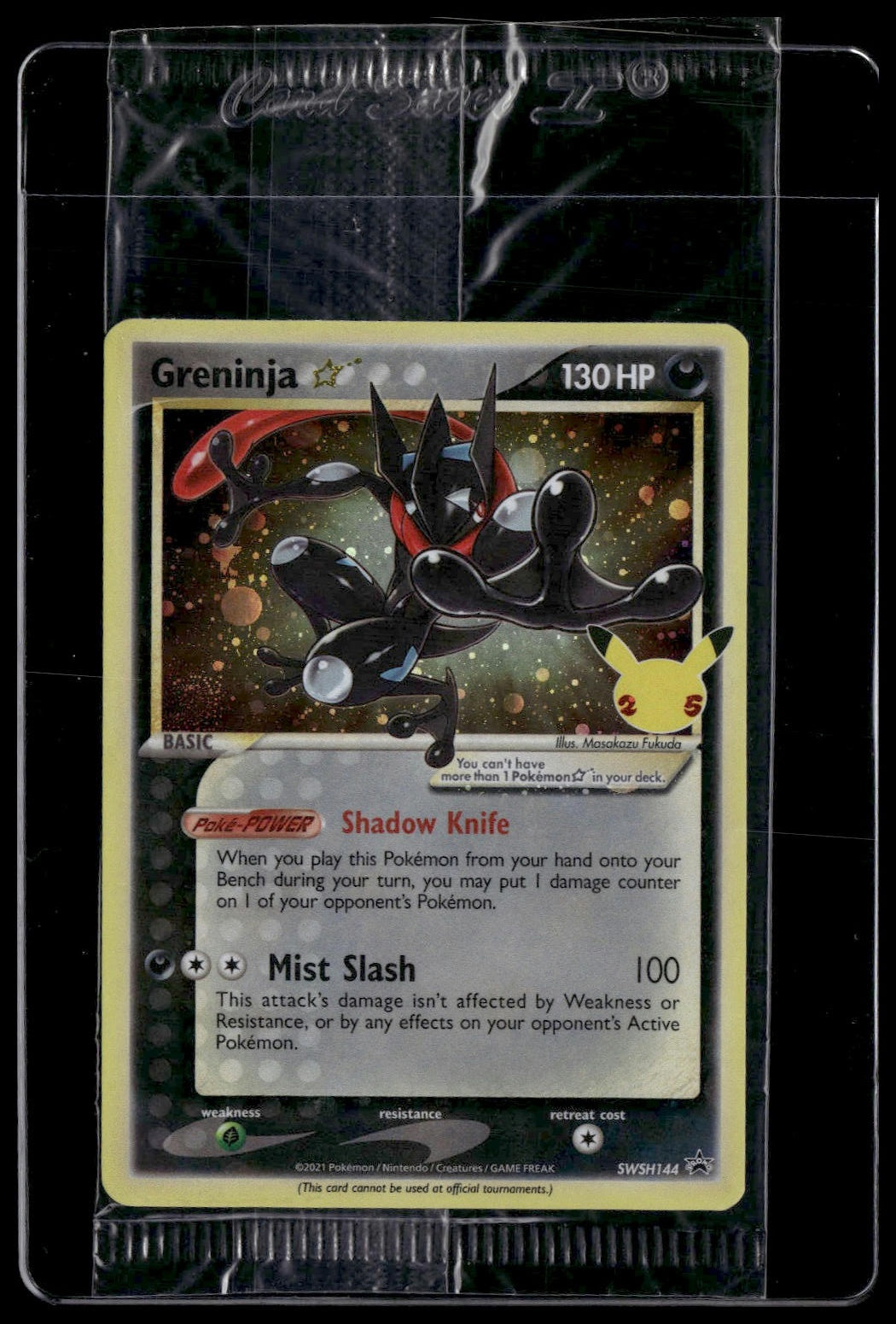 Greninja Star #SWSH144 SEALED Sword & Shield Promo Cards NM