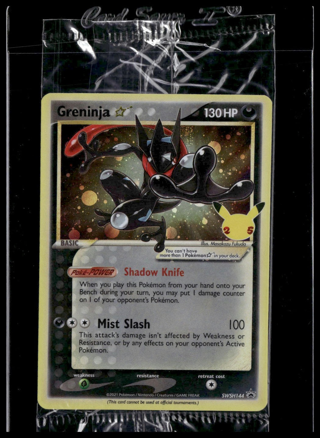 Greninja Star #SWSH144 SEALED Sword & Shield Promo Cards NM